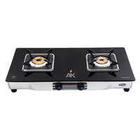 AK 2007 Two Burner Glass Top Gas Stove