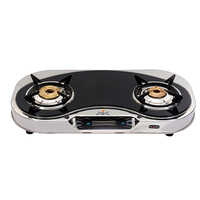 AK 2006 Two Burner Glass Top Gas Stove