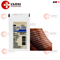 3M Steri Strip R1547 Reinforced Adhesive Skin Closure  1/2 inch x 4 inch (12mm x 100mm)