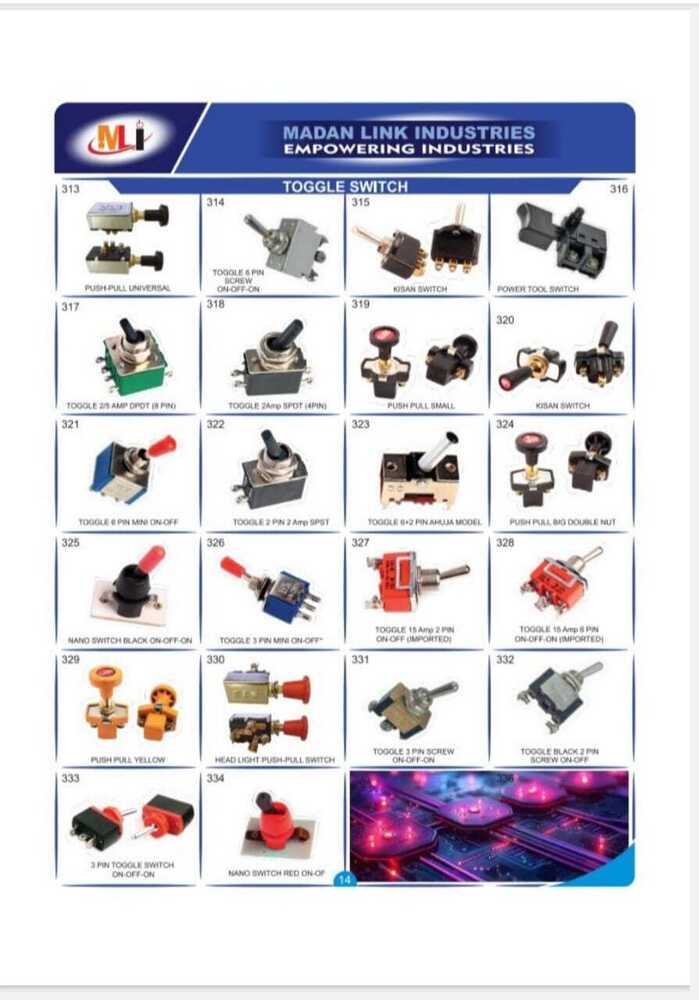 Power Tool Toggle Switches