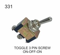 TOGGLE 3 PIN SCREW ON-OFF-ON