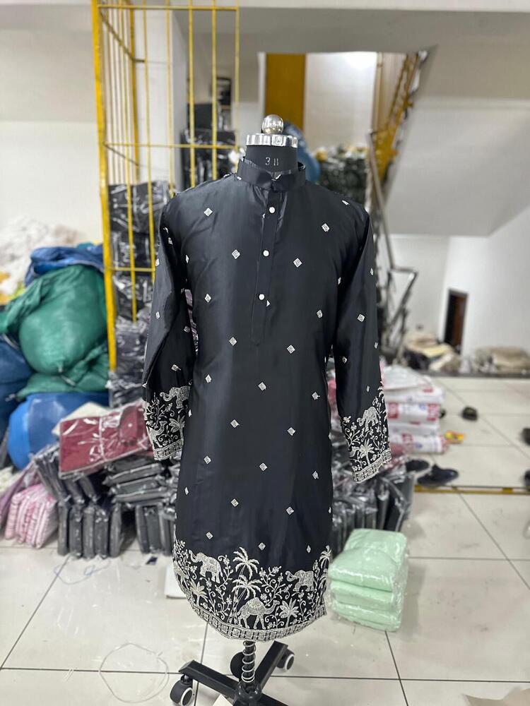 Embroidery Kurta - Chest Size: 34-42