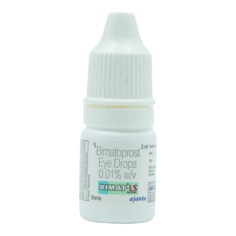 Bimat Ls Eye Drops - 0.01% Liquid | Dual Action For Intraocular Pressure Control & Eyelash Enhancement, Easy Precision Dropper For Application