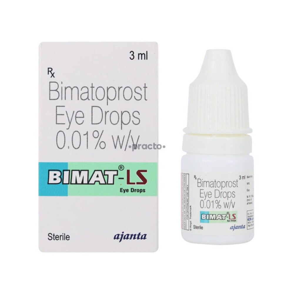 Bimat Ls Eye Drops - 0.01% Liquid | Dual Action For Intraocular Pressure Control & Eyelash Enhancement, Easy Precision Dropper For Application