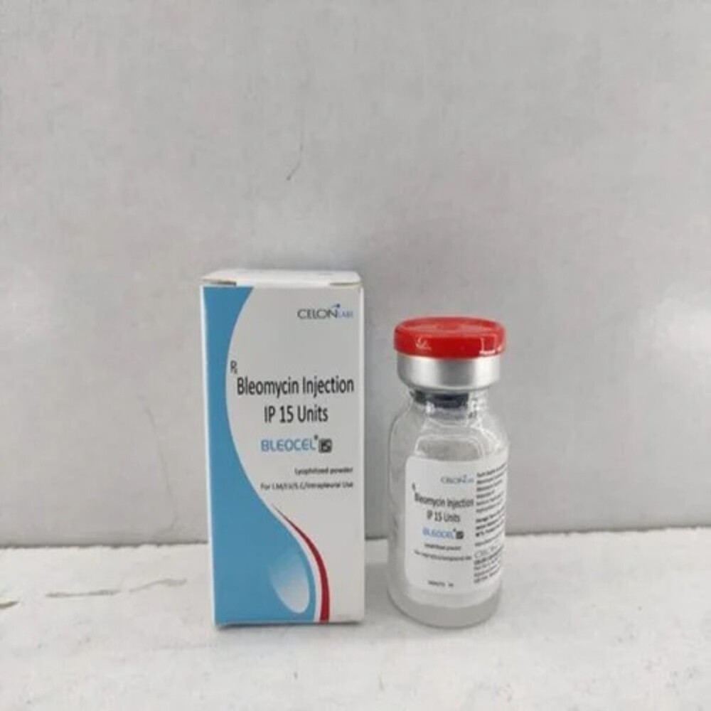 Bleomycin Injection Ip - 50 Mg Liquid | Effective Cancer Treatment For Hodgkin's Lymphoma, Non-hodgkin's Lymphoma, & Testicular Cancer