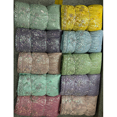 Embroidery Coding Daman And Dupatta Fabrics
