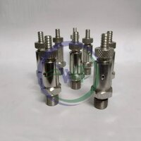 5 Inch Stainless Steel Sampling Valve - Color: Silver