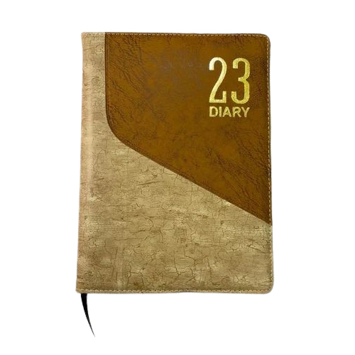 Dc Tan Diary - Cover Material: Leather
