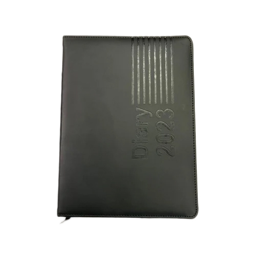Black Diary - Cover Material: Leather