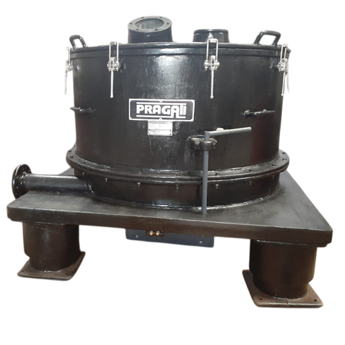 Rubber Lining 4 Leg Centrifuge Machine - Color: Silver
