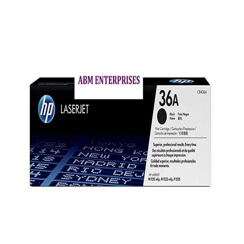HP 36A Black LaserJet Toner Cartridge