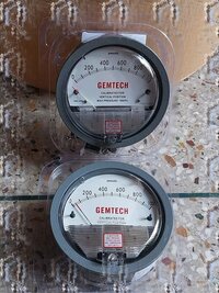 Gemtech Differential Pressure Gauge In Coca-cola Industry Bareilly Uttar Pradesh - Accuracy: A 2% (-ha Model A 1) Of Fs (a 3% (-ha A 1.5%) On -0