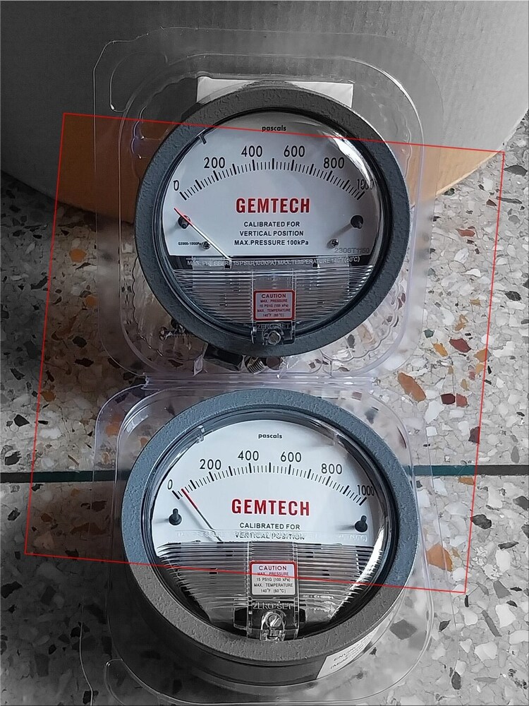 Gemtech Differential Pressure Gauge From Kie Industrial Area Roorkee Uttarakhand - Accuracy: A 2% (-Ha Model A 1) Of Fs (A 3% (-Ha A 1.5%) On -0