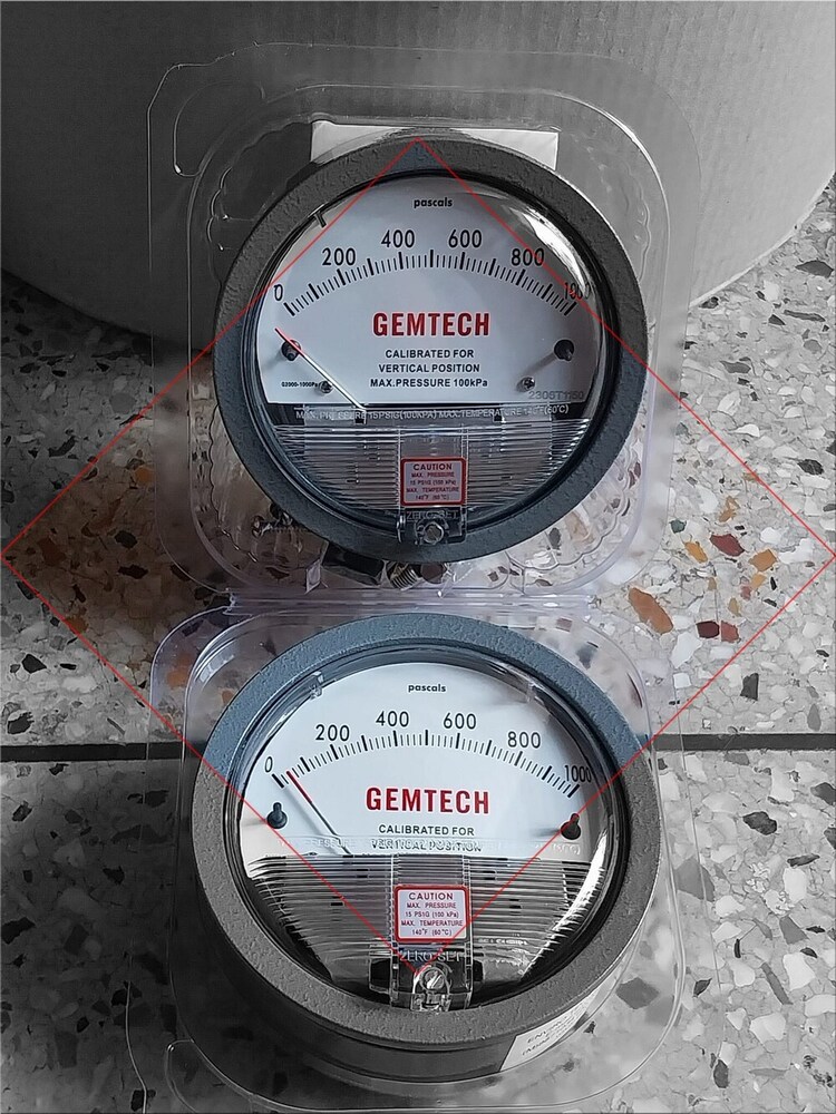 Gemtech Differential Pressure Gauge From Kie Industrial Area Roorkee Uttarakhand - Accuracy: A 2% (-Ha Model A 1) Of Fs (A 3% (-Ha A 1.5%) On -0