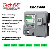 TECHNO single phase energy meter kit with MCB
