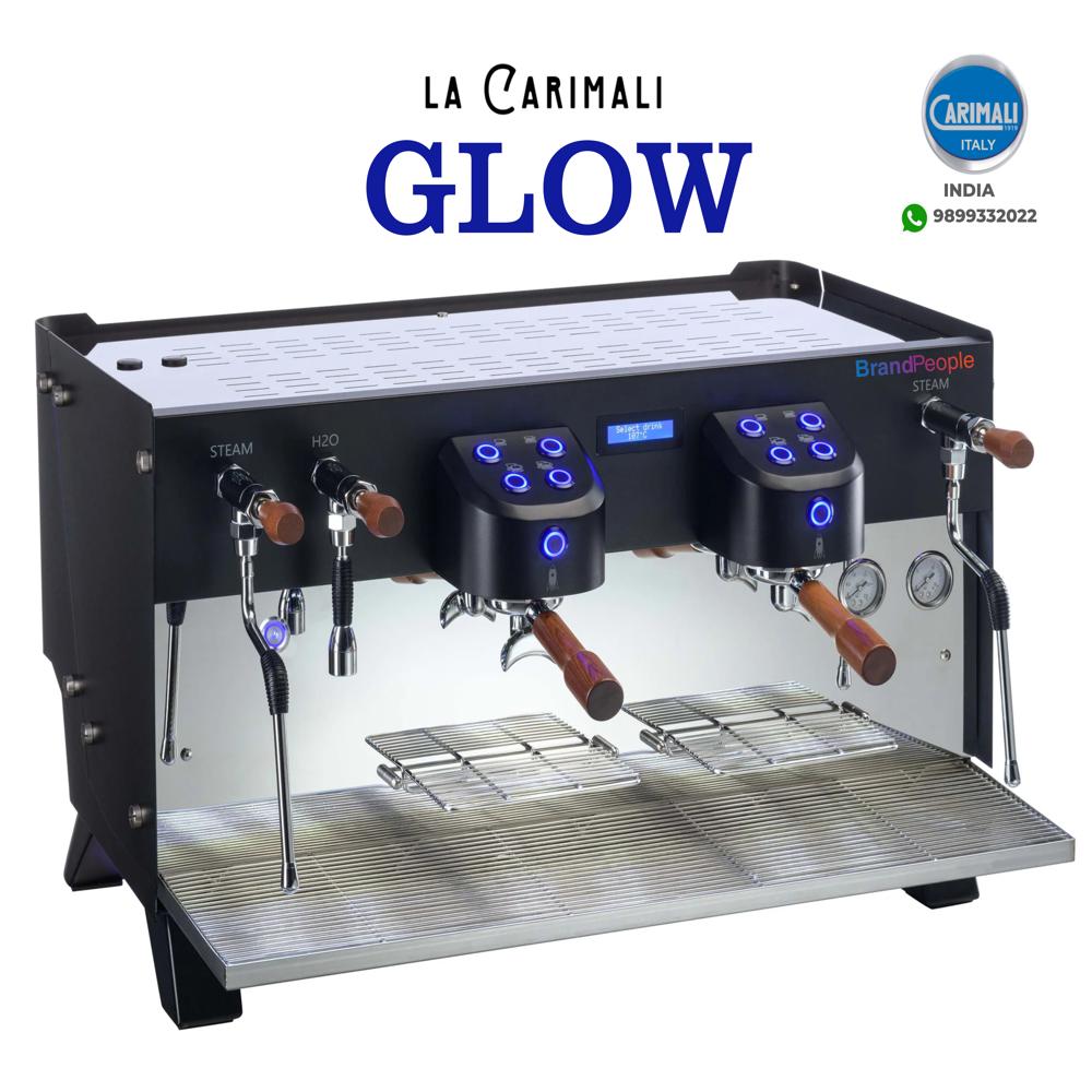 La Carimali Glow Coffee Machine - 11l Capacity, 3150w, 220-240v | Digital Temperature Display, Electronic Pre-infusion, Programmable Buttons