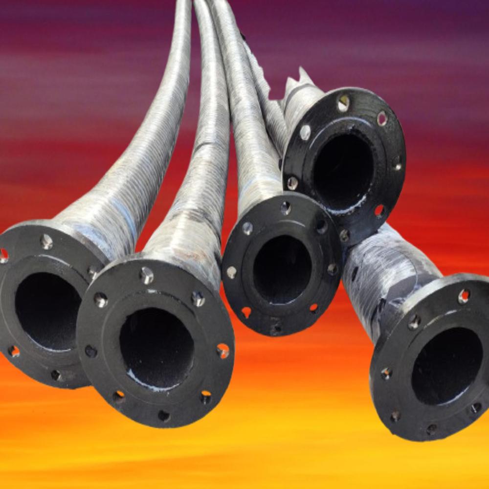 Cement Feeding Rubber Hose with Fixed Flange 