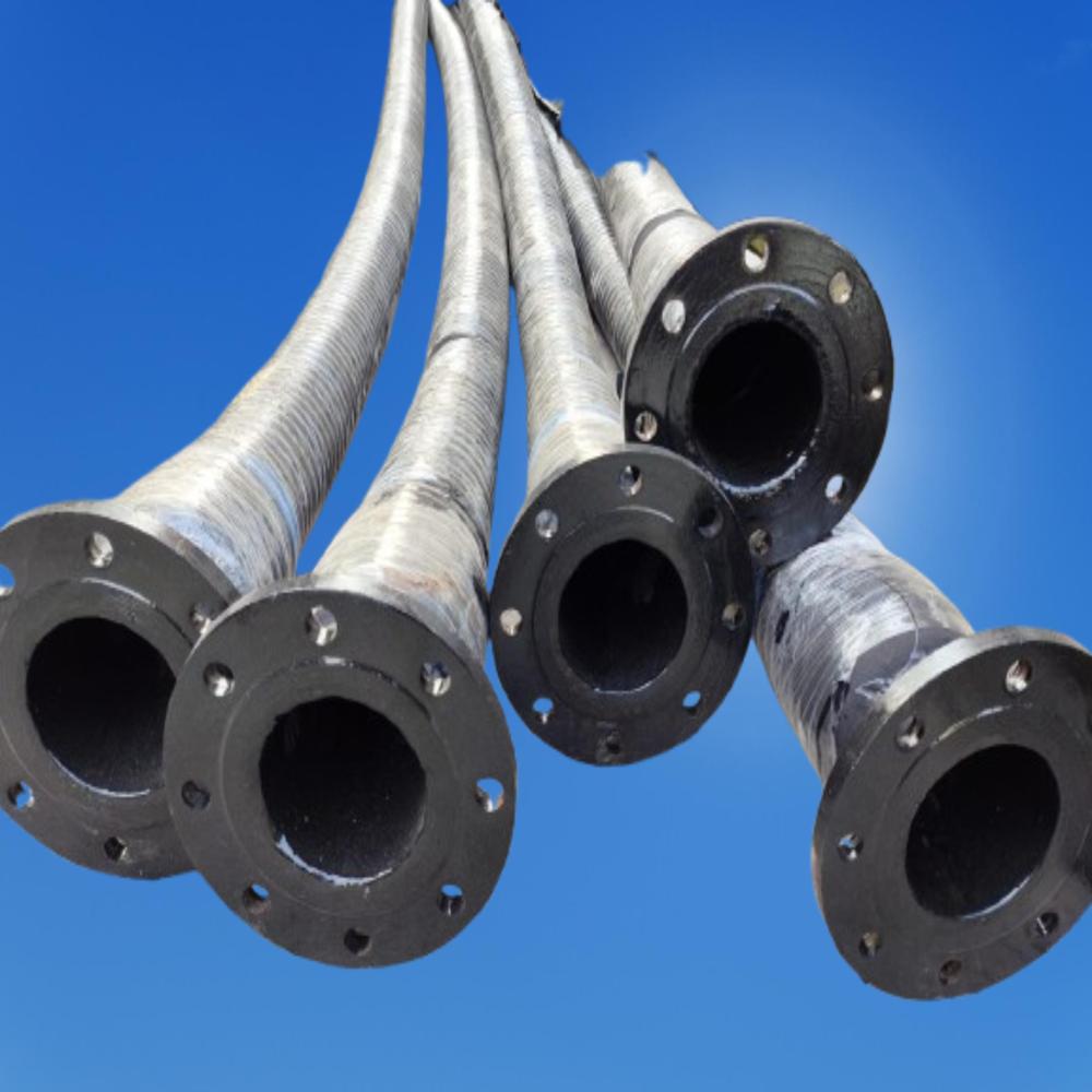 Cement  Feeding Rubber Hose  with Fixed Flange 