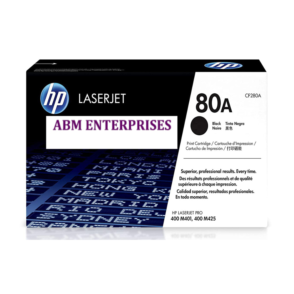 HP 80A Black LaserJet Toner Cartridge