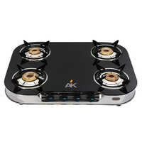 AK 4003 Four Burner Glass Top Gas Stove