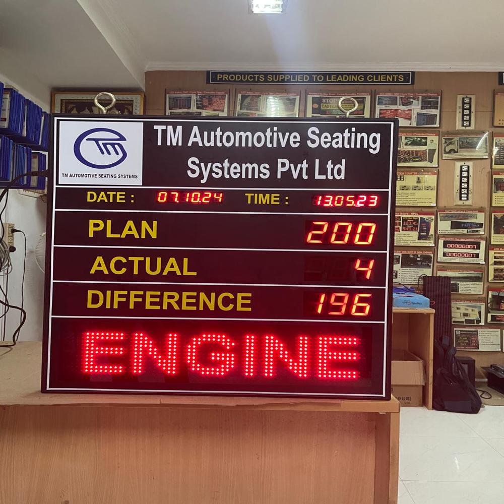 Led High-visibility Production Display Board