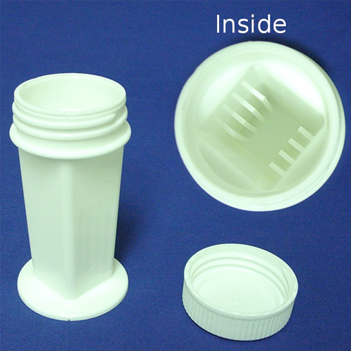 Coplin Jar Polypropylene - Color: White