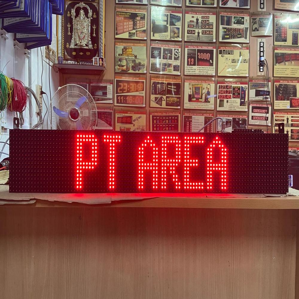 Led Econ Line Status Display Board - Color: Red