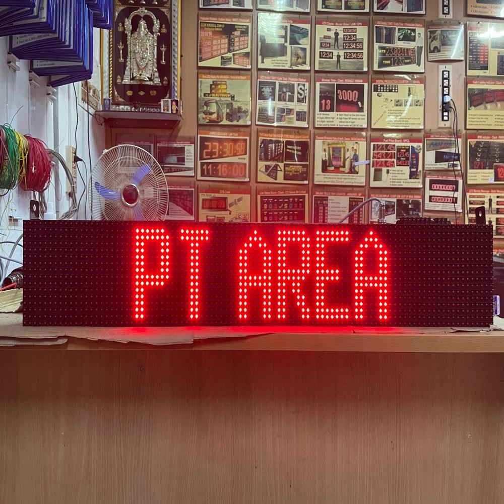 Led Econ Line Status Display Board - Color: Red