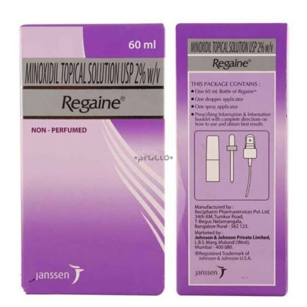 Regaine 2% समाधान - धरती इम्पेक्स