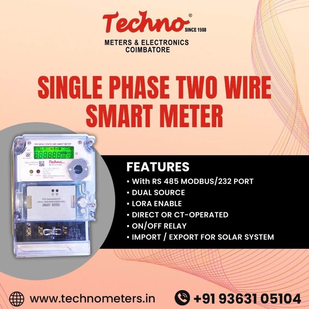 1 Phase Bi-Directional Net Energy Meter