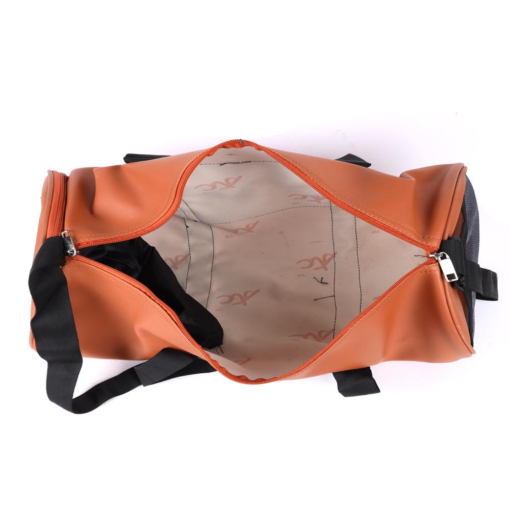 High Quality PU Leather Waterproof Custom logo Duffel Garment Suit Bag Travel Bag Unisex