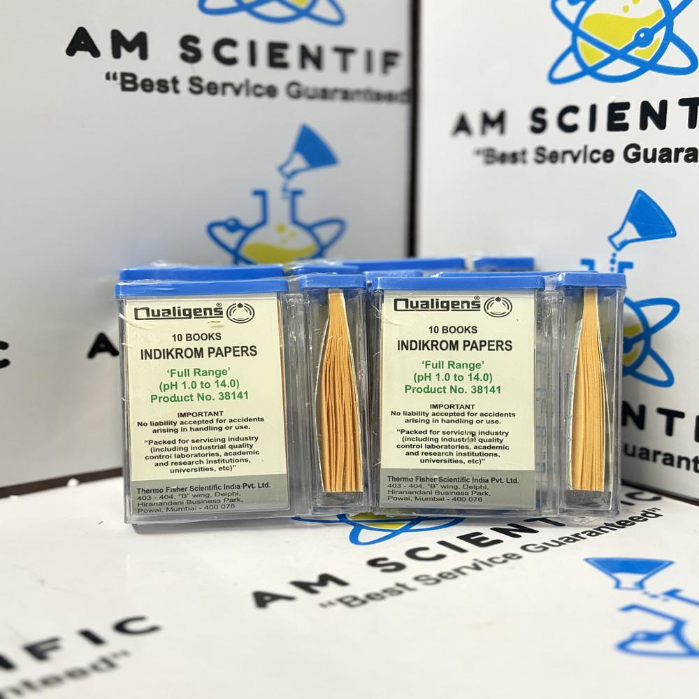 Indicator Papers Full Range Qualigens - Packaging Type: Plastic Case