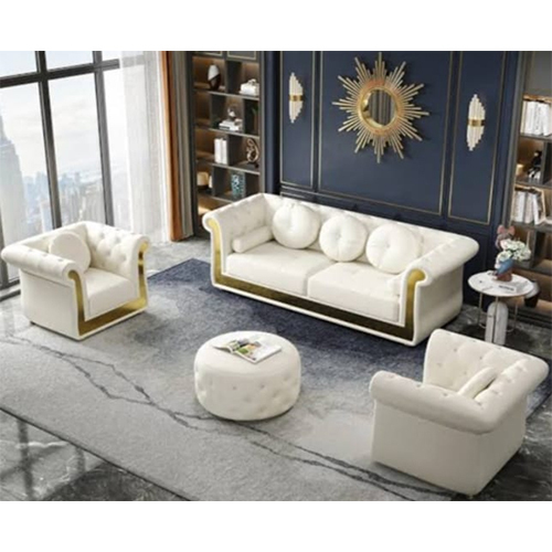 Wooden 5 Seater Sofa Set