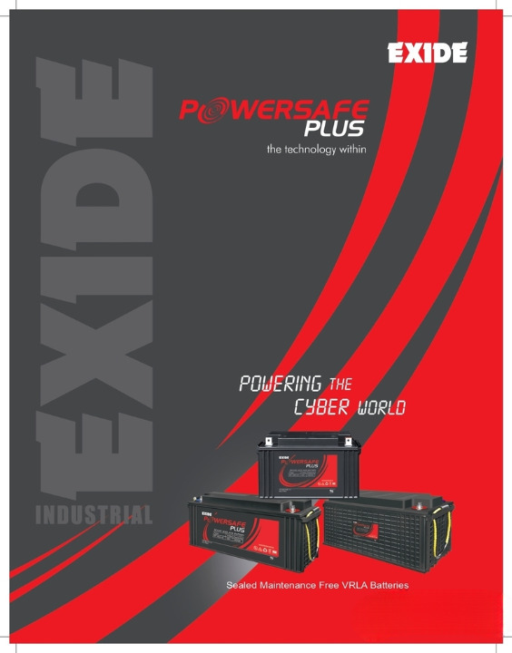 Okaya Smf 12V 18Ah Battery - Material: Fiber & Steel