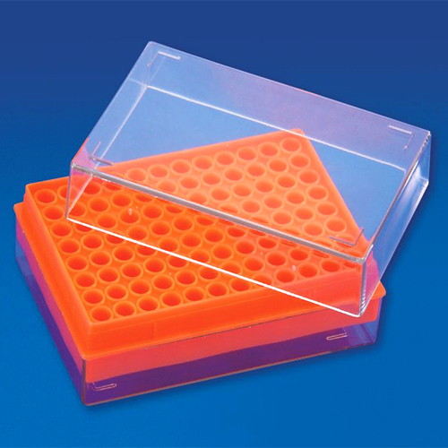 PCR Tube Rack with Hinges - Autoclavable