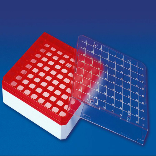 PCR Tube Rack with Hinges - Autoclavable