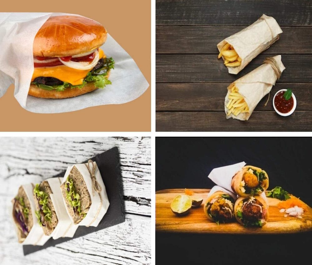 White Food-grade One-side Coated Butter Paper - Size: Standard