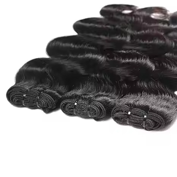 12A Real Human Hair Bundles 3 Pcs 20 Inch Body Wave Bundles Human Hair Extensions Wavy Weave Natural Black