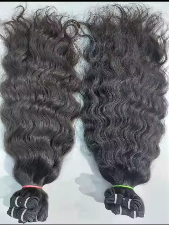 natural Unprocessed Indian Human Hair Bundles Extension