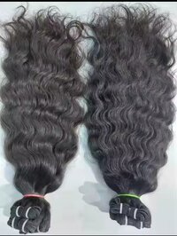 natural Unprocessed Indian Human Hair Bundles Extension