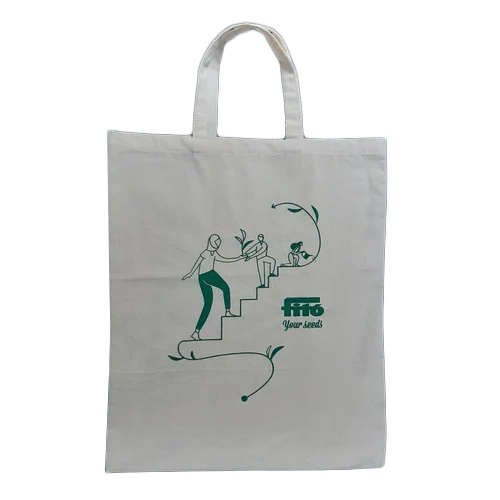 Printed Cotton Tote Bag - Capacity: 2 Kg