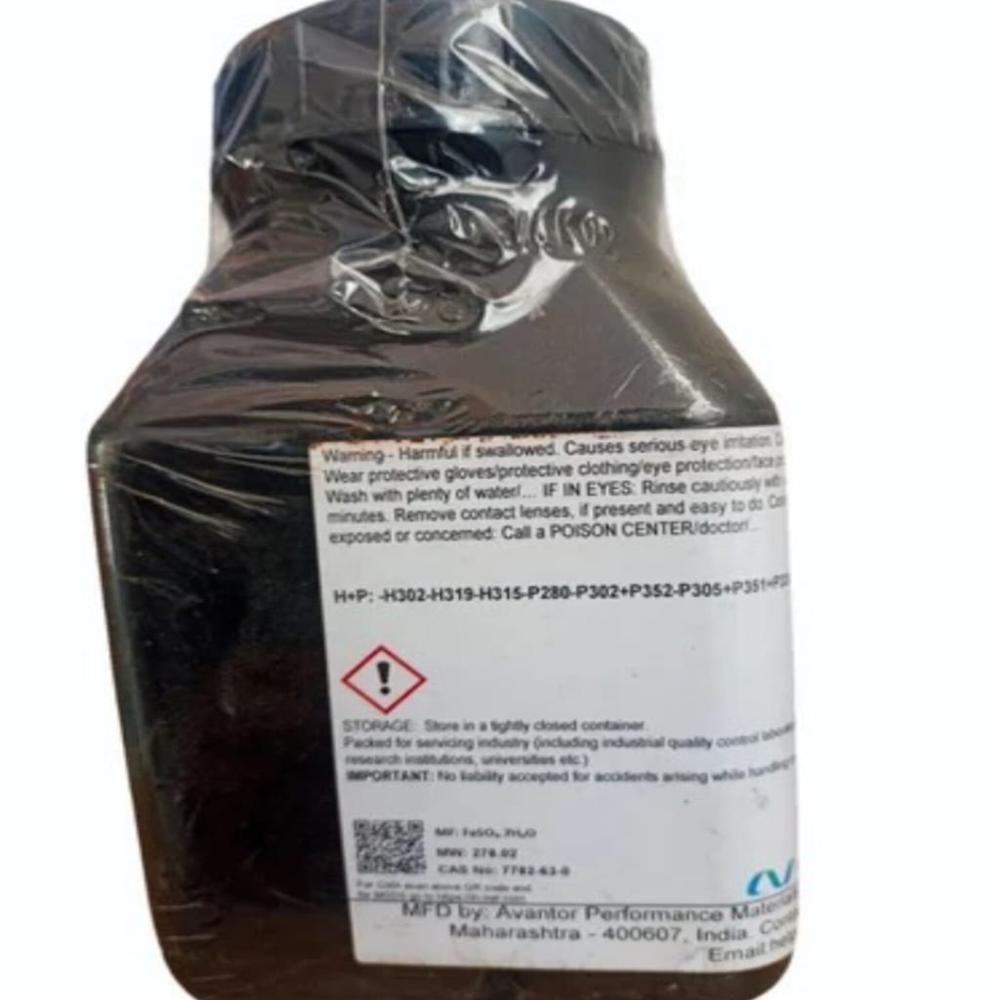 Ferrous Sulphate Heptahydrate Reagent - Application: Used As A Source Of Iron In The Treatment Of Iron-deficiency Anaemia