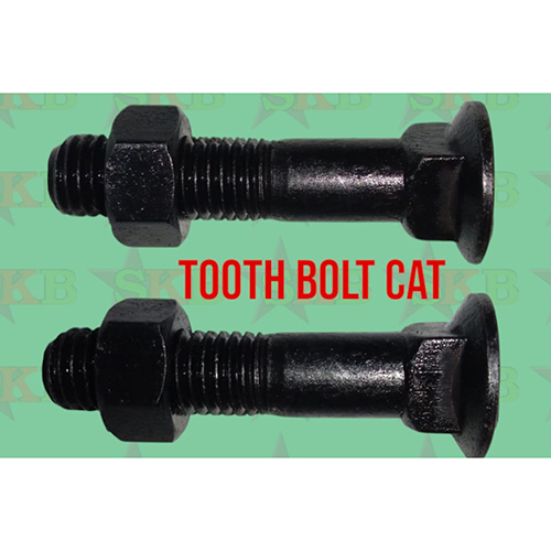 Cat Tooth Tractor Bolt - Color: Black