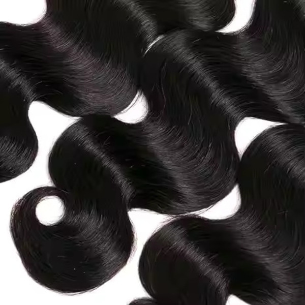 Brazilian Hair Bundle Body Wave Human Hair Bundle 22 Inch 100% Unprocessed Virgin Hair Body Wave Hair Bundle Extensions Weave - Color: Natural Black And Brown