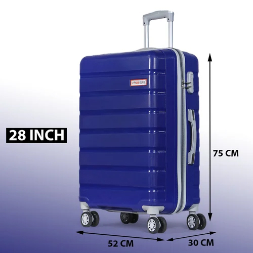 28 Inch Blue Color Trolley Bag