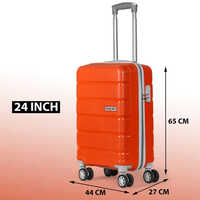24 Inch Red Color Trolley Bag