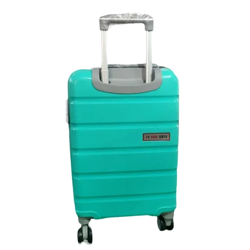 Sea Green Luggage Trolley Bag