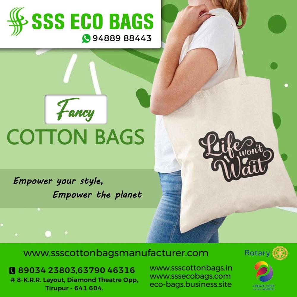 Rose Printed Cotton Bags