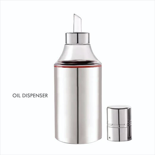 Stainless Steel Oil Dispenser 1000ml(without handle)