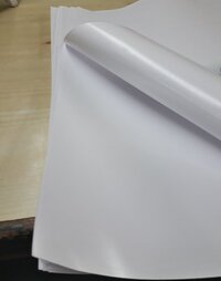 Coated 1 Side 2mm Side Uncoated Paper Roll - Color: White